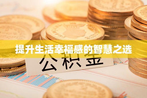 肃州提升生活幸福感的智慧之选