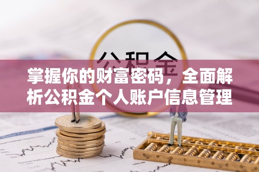 肃州掌握你的财富密码，全面解析公积金个人账户信息管理与优化