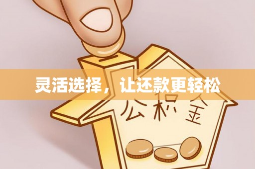 肃州灵活选择，让还款更轻松