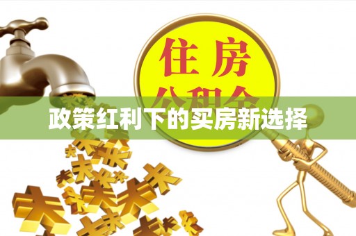 肃州政策红利下的买房新选择