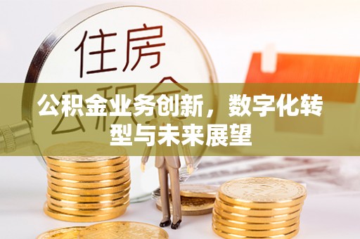 肃州公积金业务创新，数字化转型与未来展望