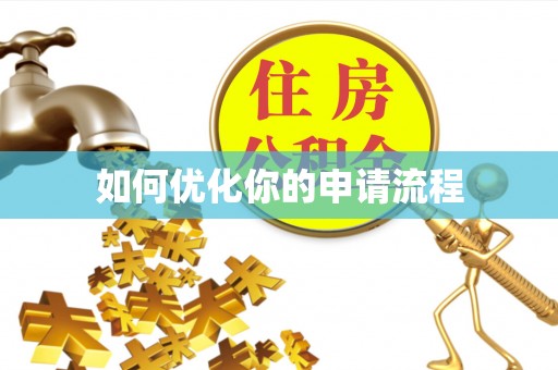 肃州如何优化你的申请流程